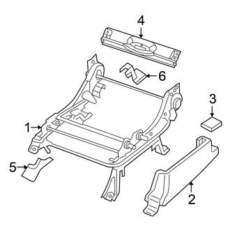 Nissan OE - Seats & Tracks - Tracks & Components (Manual Driver Seat)