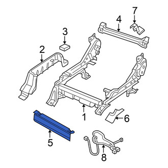 Nissan OE - Front Right Seat Track Cover