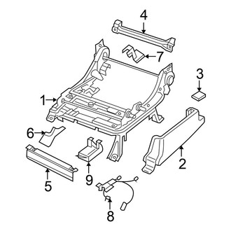 Nissan OE - Seats & Tracks - Tracks & Components (Power Driver Seat)