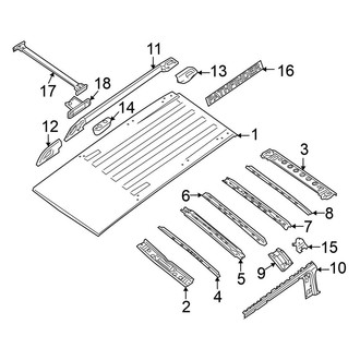Nissan OE - Roof & Components (W/O Sunroof)