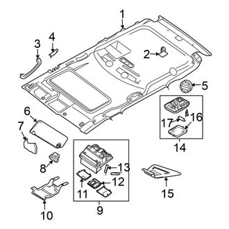 Nissan OE - Roof - Interior Trim (W/O Sunroof)