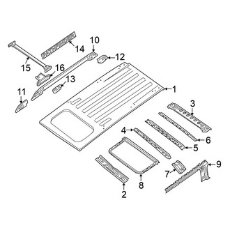 Nissan OE - Roof & Components (With Sunroof)
