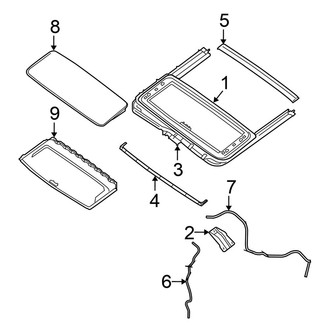 Nissan OE - Roof - Sunroof (With Sunroof)