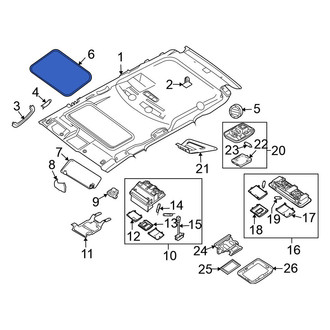 Nissan OE - Sunroof Seal