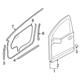 Nissan OE - Front Door - Door & Components