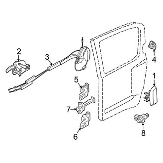 Nissan OE - Rear Door - Lock & Hardware