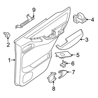 Nissan OE - Rear Door - Interior Trim