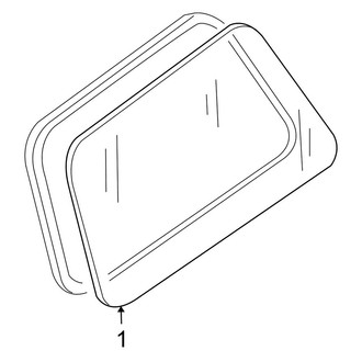 Nissan OE - Quarter Panel - Glass