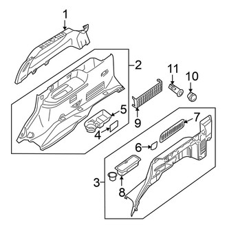 Nissan OE - Quarter Panel - Interior Trim