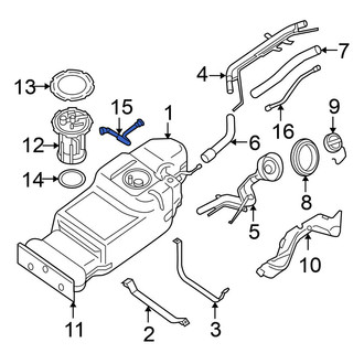 Nissan OE - Lower Fuel Line