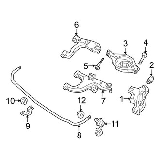 Nissan OE - Rear Suspension - Stabilizer Bar & Components