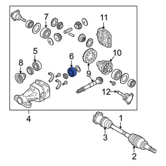 Nissan OE - Front Inner Differential Pinion Bearing