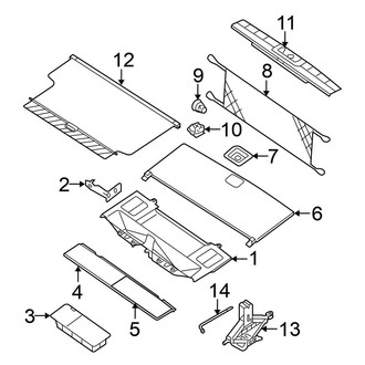 Nissan OE - Rear Body & Floor - Interior Trim