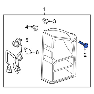 Nissan OE - Bumper Cover Screw