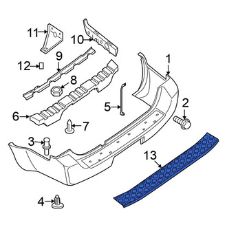 Nissan OE - Rear Bumper Step Pad