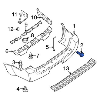 Nissan OE - Radiator Support Splash Shield Screw