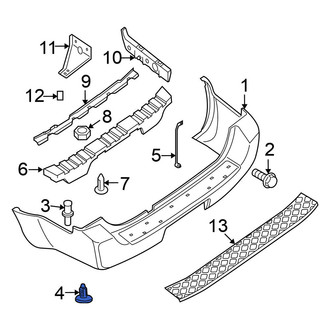 Nissan OE - Bumper Cover Retainer