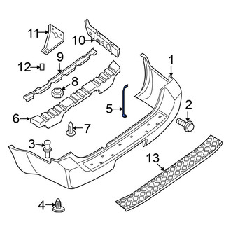 Nissan OE - Right Bumper Cover Brace