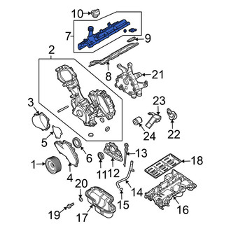 Nissan OE - Left Engine Valve Cover