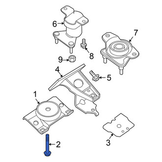 Nissan OE - Engine Mount Bolt