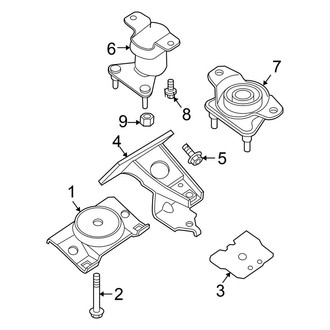 Nissan OE - Engine & Transmission Mounting (5.6L)