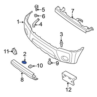 Nissan OE - Front Jack Plug Cover