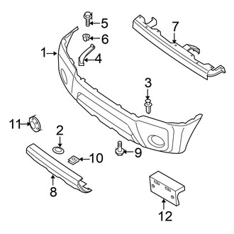 Nissan OE - Front Bumper - Bumper & Components