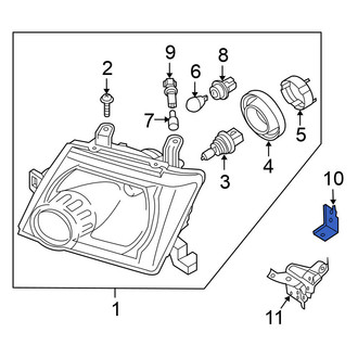 Nissan OE - Front Left Headlight Bracket