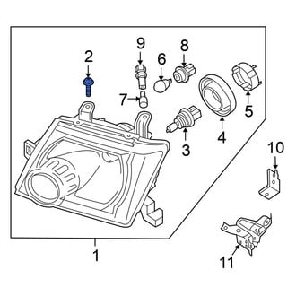 Nissan OE - Front Bumper Cover Bolt