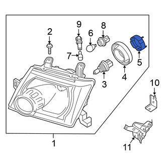 Nissan OE - Headlight Bulb Cap