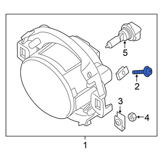 Nissan OE - Upper Door Interior Trim Panel Bolt