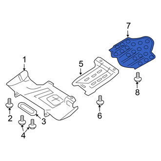 Nissan OE - Front Center Floor Pan Heat Shield