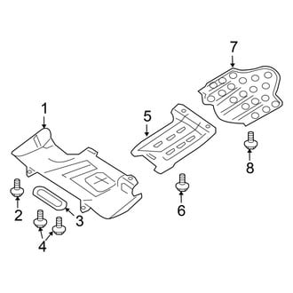 Nissan OE - Radiator Support - Splash Shields