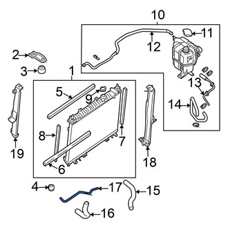 Nissan OE - Automatic Transmission Oil Cooler Hose