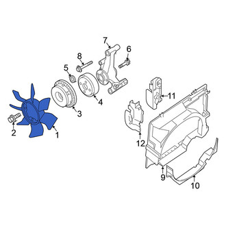 Nissan OE - Engine Cooling Fan Clutch Blade
