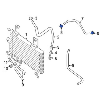 Nissan OE - Transmission Oil Cooler Line Clamp