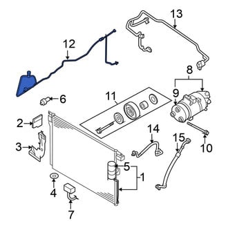 Nissan OE - Front A/C Pipe