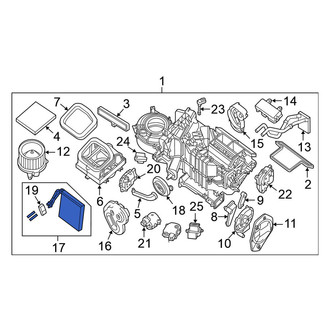 Nissan OE - A/C Evaporator Core