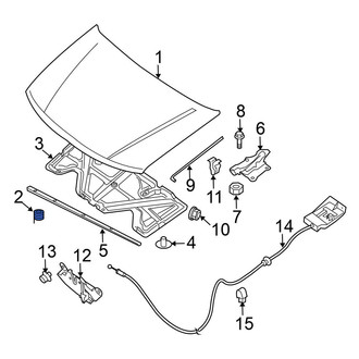 Nissan OE - Front Hood Stop Buffer