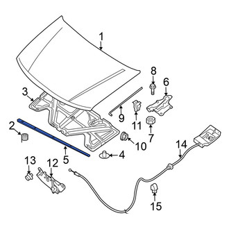 Nissan OE - Hood Seal