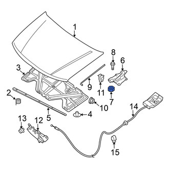Nissan OE - Hood Hinge Nut