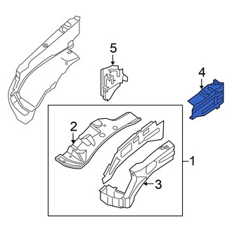 Nissan OE - Rear Left Fender Apron Reinforcement
