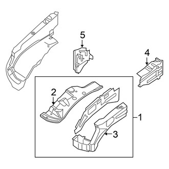 Nissan OE - Fender - Inner Components