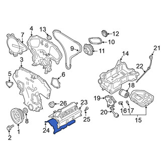 Nissan OE - Right Engine Valve Cover Gasket
