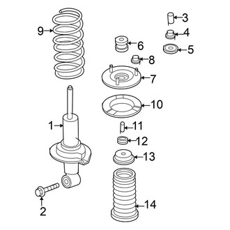 Nissan OE - Front Suspension - Struts & Components (4WD)