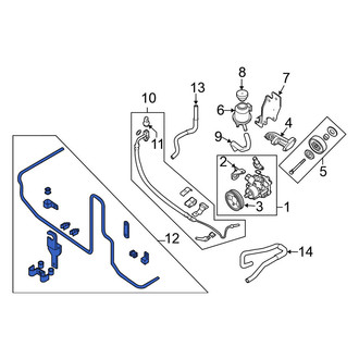 Nissan OE - Power Steering Cooler