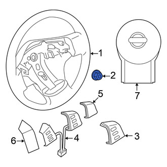 Nissan OE - Steering Wheel Nut