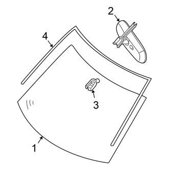 Nissan OE - Windshield - Glass
