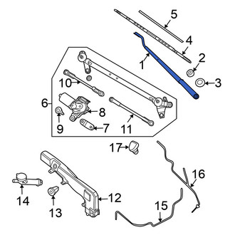 Nissan OE - Left Wiper Arm