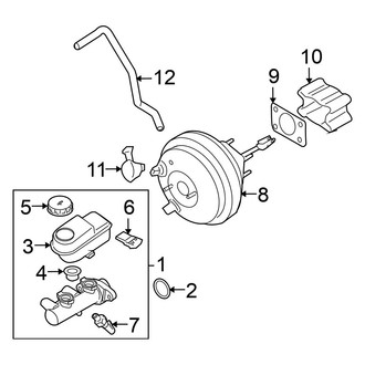Nissan OE - Cowl - Components on Dash Panel